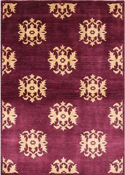 Mid-Century Modern Red Oriental Rug, urb3169