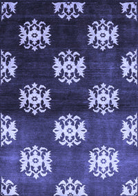 Oriental Blue Industrial Rug, urb3169blu