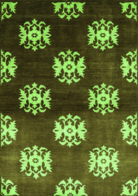 Oriental Green Industrial Rug, urb3169grn