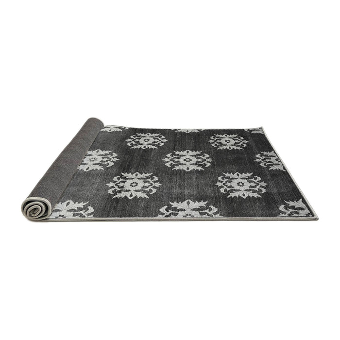 Sideview of Oriental Gray Industrial Rug, urb3169gry