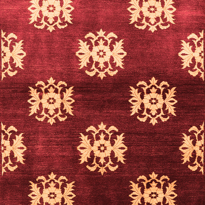 Oriental Orange Industrial Rug, urb3169org