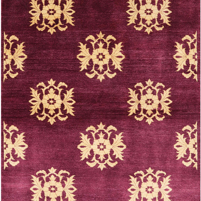 Machine Washable Industrial Modern Red Rug, wshurb3169