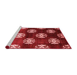 Industrial Red Washable Rugs