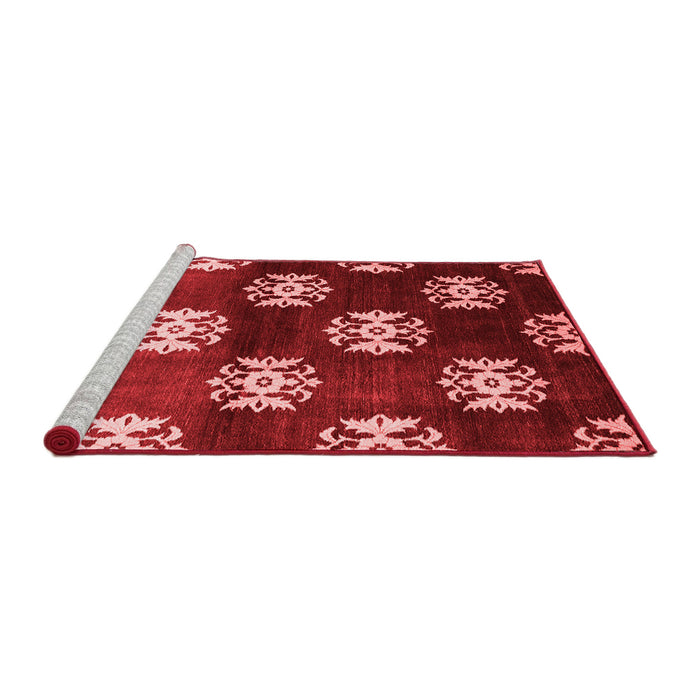 Industrial Red Washable Rugs