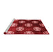 Industrial Red Washable Rugs