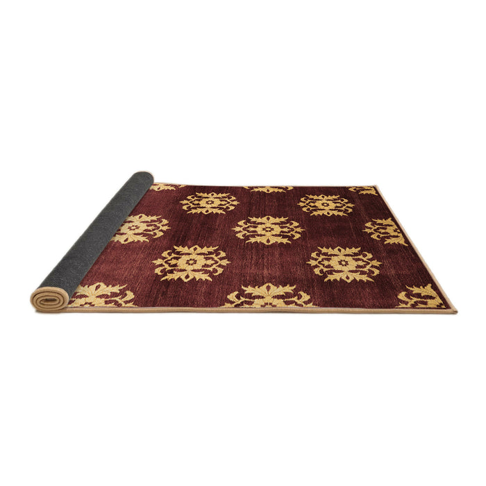 Sideview of Oriental Brown Industrial Rug, urb3169brn