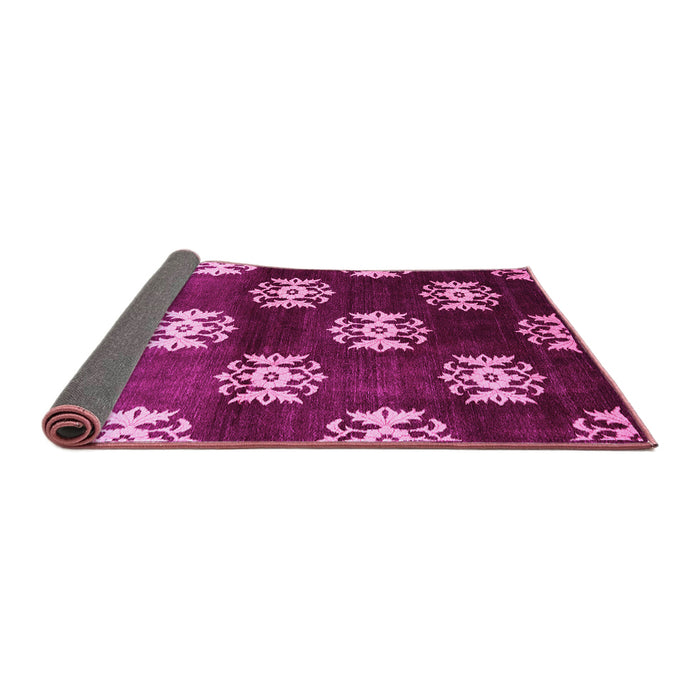 Sideview of Oriental Pink Industrial Rug, urb3169pnk