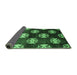 Sideview of Oriental Emerald Green Industrial Rug, urb3169emgrn