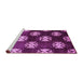 Sideview of Machine Washable Oriental Purple Industrial Area Rugs, wshurb3169pur