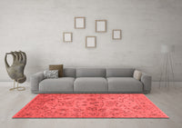 Machine Washable Oriental Red Industrial Rug, wshurb3170red