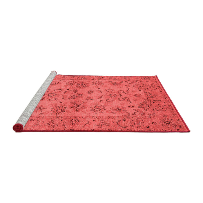 Industrial Red Washable Rugs