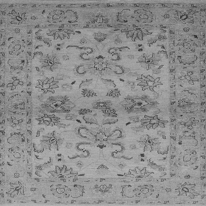 Square Oriental Gray Industrial Rug, urb3170gry