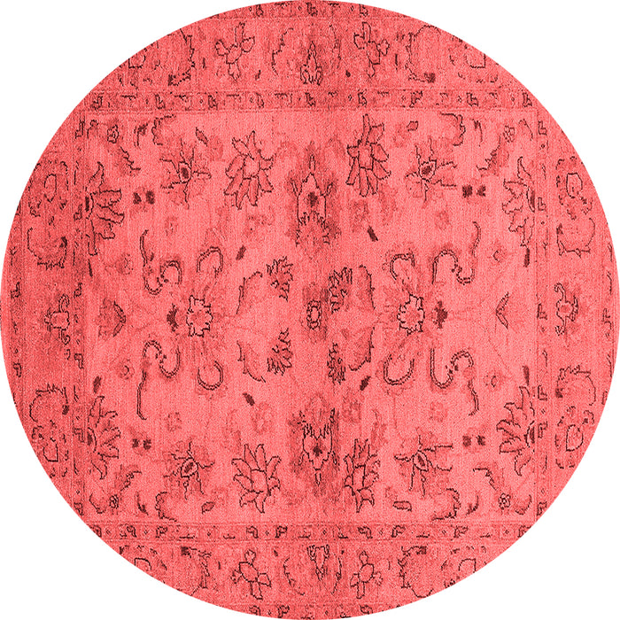 Machine Washable Oriental Red Industrial Rug, wshurb3170red