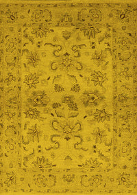 Oriental Yellow Industrial Rug, urb3170yw