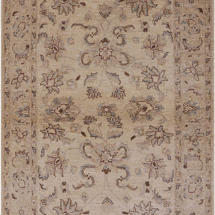 Mid-Century Modern Camel Brown Oriental Rug, urb3170