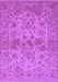 Machine Washable Oriental Purple Industrial Area Rugs, wshurb3170pur