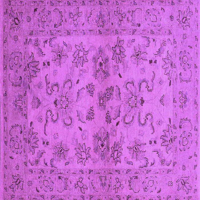 Square Oriental Purple Industrial Rug, urb3170pur