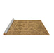 Sideview of Machine Washable Oriental Brown Industrial Rug, wshurb3170brn