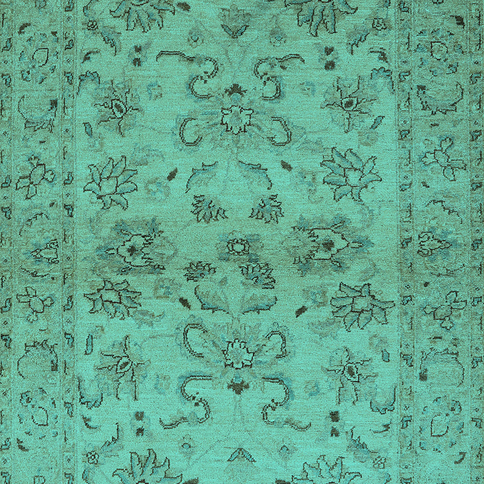 Oriental Turquoise Industrial Rug, urb3170turq