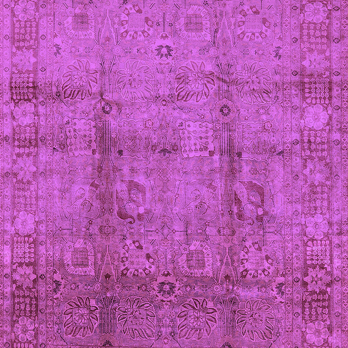 Machine Washable Oriental Purple Industrial Area Rugs, wshurb3171pur