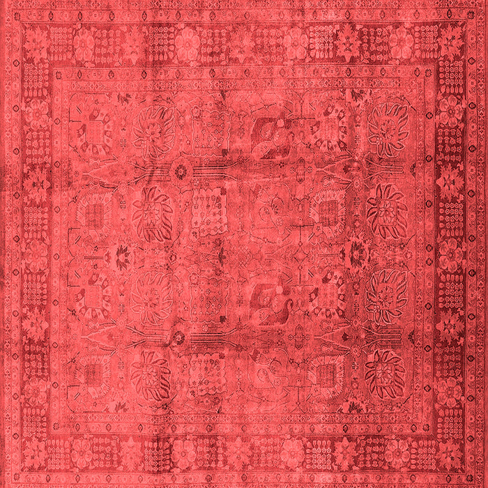 Machine Washable Oriental Red Industrial Rug, wshurb3171red