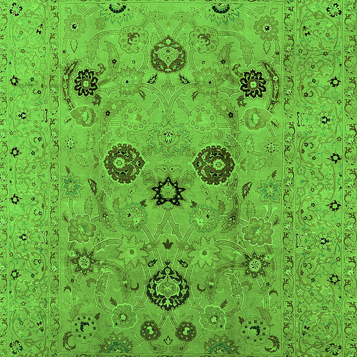 Oriental Green Industrial Rug, urb3172grn