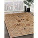 Machine Washable Industrial Modern Brown Sand Brown Rug in a Family Room, wshurb3172