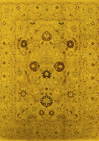 Oriental Yellow Industrial Rug, urb3172yw