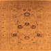 Square Oriental Orange Industrial Rug, urb3172org