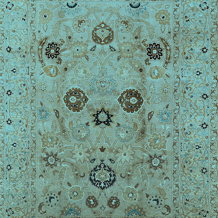 Oriental Light Blue Industrial Rug, urb3172lblu