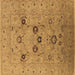 Square Oriental Brown Industrial Rug, urb3172brn