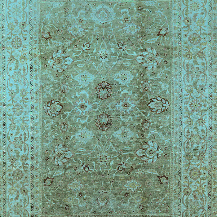 Oriental Light Blue Industrial Rug, urb3173lblu