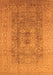 Oriental Orange Industrial Rug, urb3173org