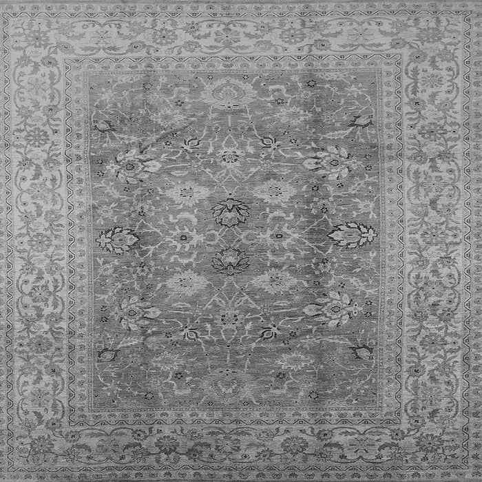 Square Oriental Gray Industrial Rug, urb3173gry
