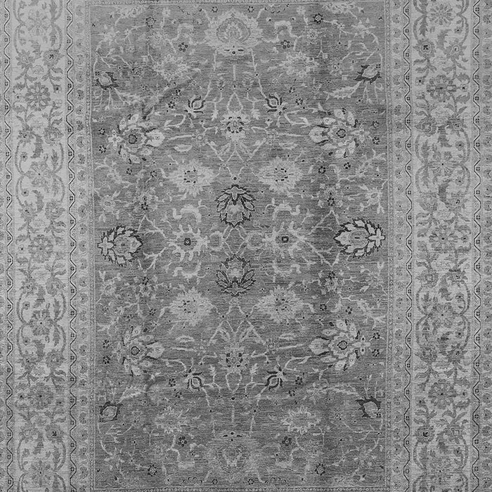 Machine Washable Oriental Gray Industrial Rug, wshurb3173gry