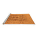 Sideview of Machine Washable Oriental Orange Industrial Area Rugs, wshurb3173org