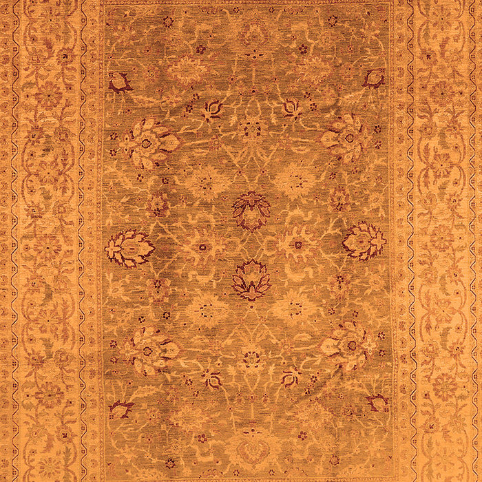 Machine Washable Oriental Orange Industrial Area Rugs, wshurb3173org