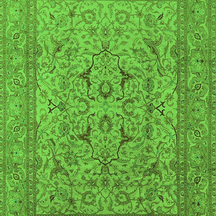Oriental Green Industrial Rug, urb3174grn