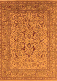 Oriental Orange Industrial Rug, urb3174org