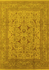 Oriental Yellow Industrial Rug, urb3174yw