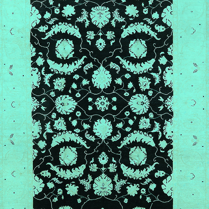 Oriental Turquoise Industrial Rug, urb3175turq
