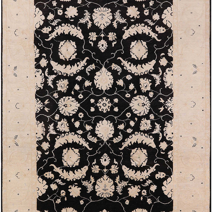 Mid-Century Modern Deep Peach Orange Oriental Rug, urb3175