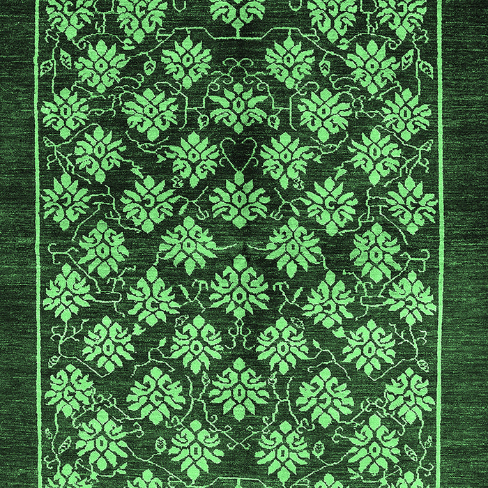 Oriental Emerald Green Industrial Rug, urb3176emgrn