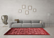 Industrial Red Washable Rugs