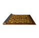 Sideview of Oriental Yellow Industrial Rug, urb3176yw