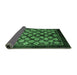 Sideview of Oriental Emerald Green Industrial Rug, urb3176emgrn