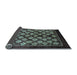 Sideview of Oriental Light Blue Industrial Rug, urb3176lblu