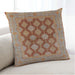 Lifestyle Image of Mid-Century Modern Urban Square Mahogany Brown Throw Pillow, 18 inch by 18 inch, pwurb3177