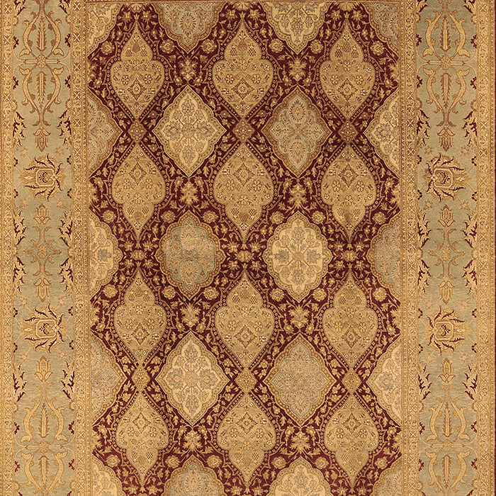 Oriental Brown Industrial Rug, urb3177brn