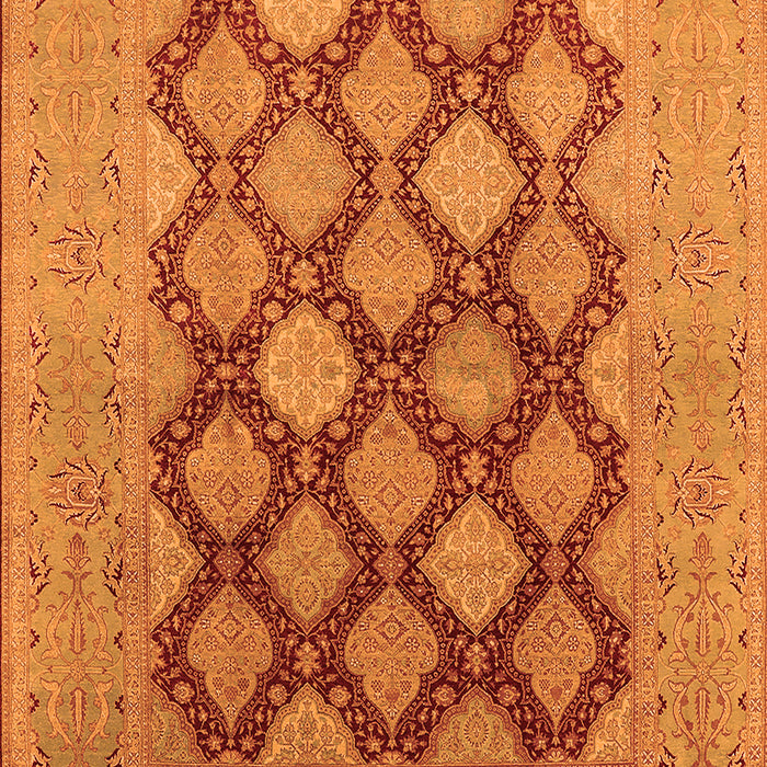 Oriental Orange Industrial Rug, urb3177org